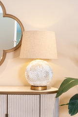 Bordlampe Jamie hvit Richmond Interiors Bordlampe