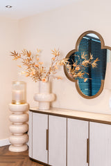 Orkanlampe Dyara gull stor Richmond Interiors Lanterne og lysglass