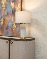 Bordlampe Joline beige Richmond Interiors Bordlampe