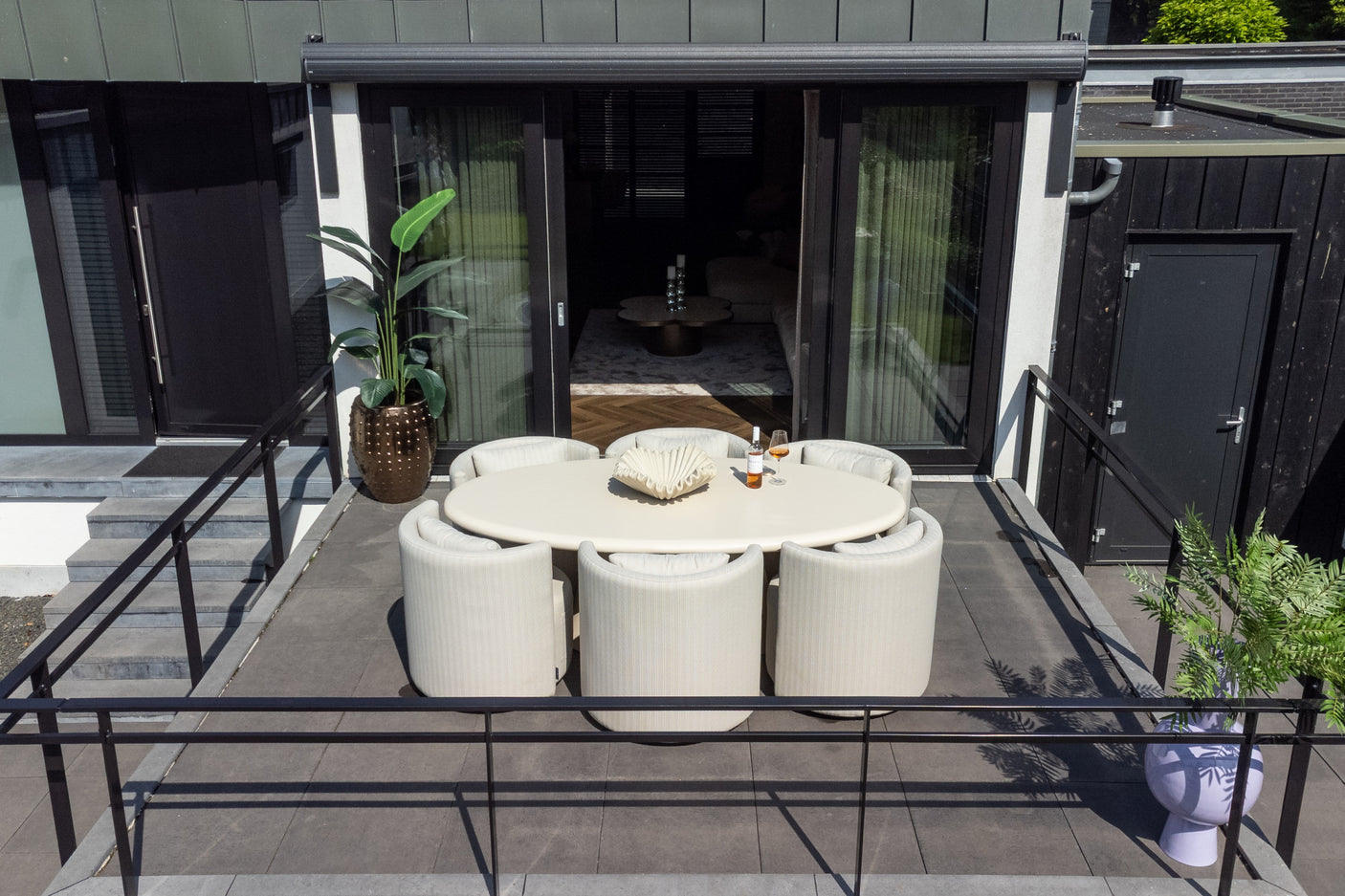 Utendørs spisebord Urban Bloom sandstein 220 Richmond Interiors Spisebord
