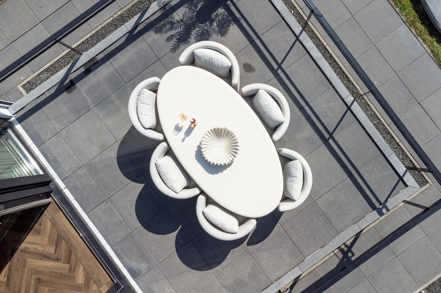 Utendørs spisebord Urban Bloom sandstein 220 Richmond Interiors Spisebord
