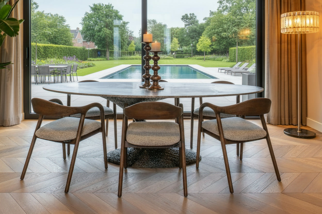 Spisestol Mihara mocca fancy Richmond Interiors Spisestol