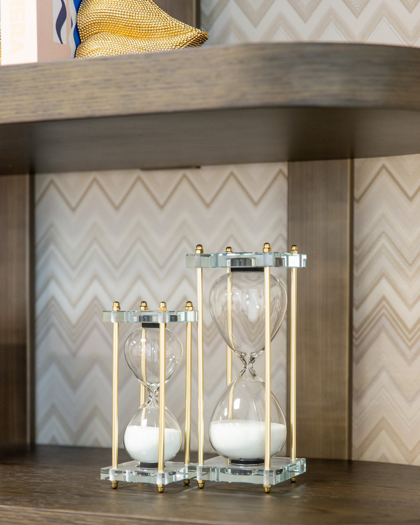 Dekorativ gjenstand Gigi gulltimeglass Richmond Interiors Pynteartikler