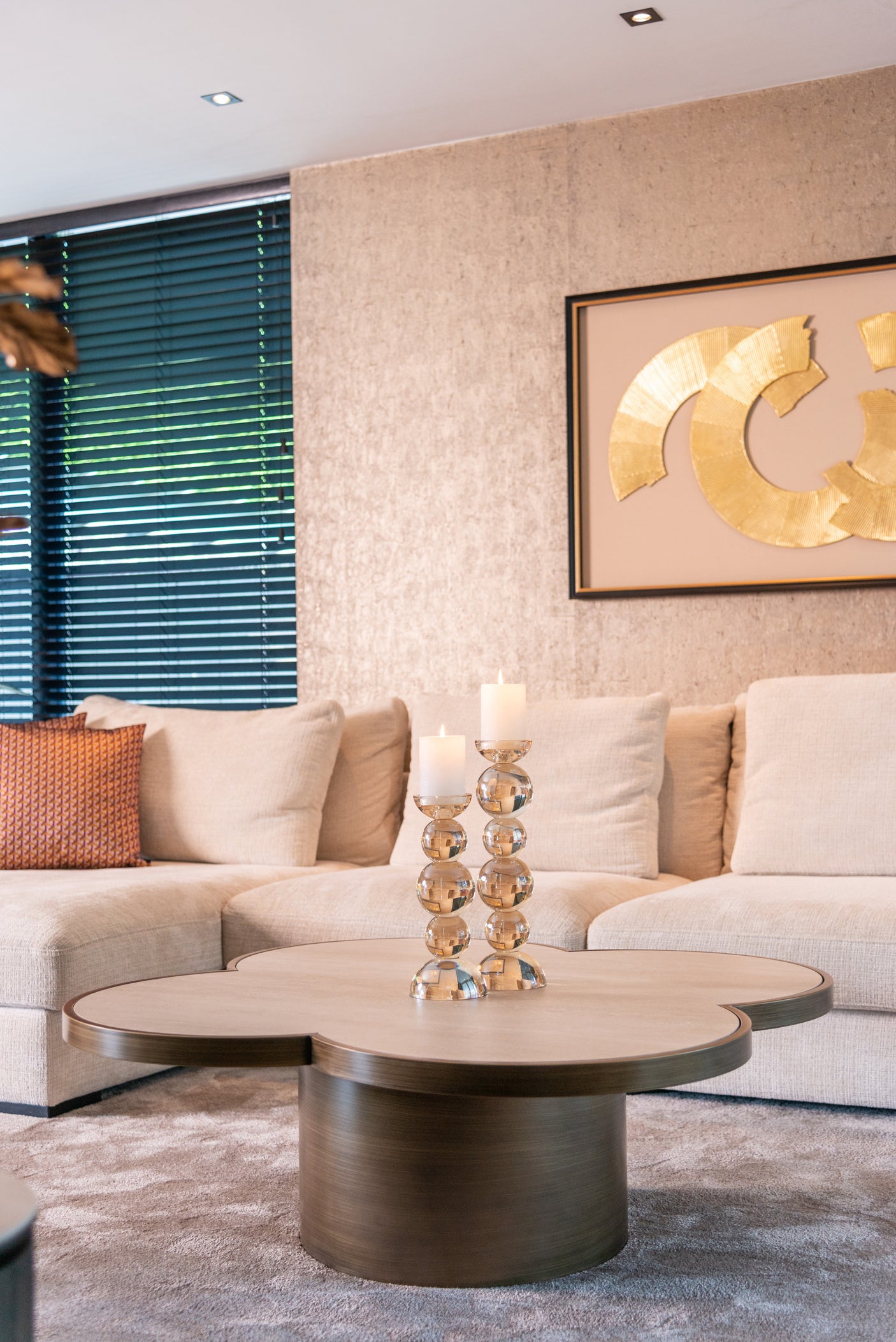 Salongbord Clover beige Richmond Interiors Sofabord
