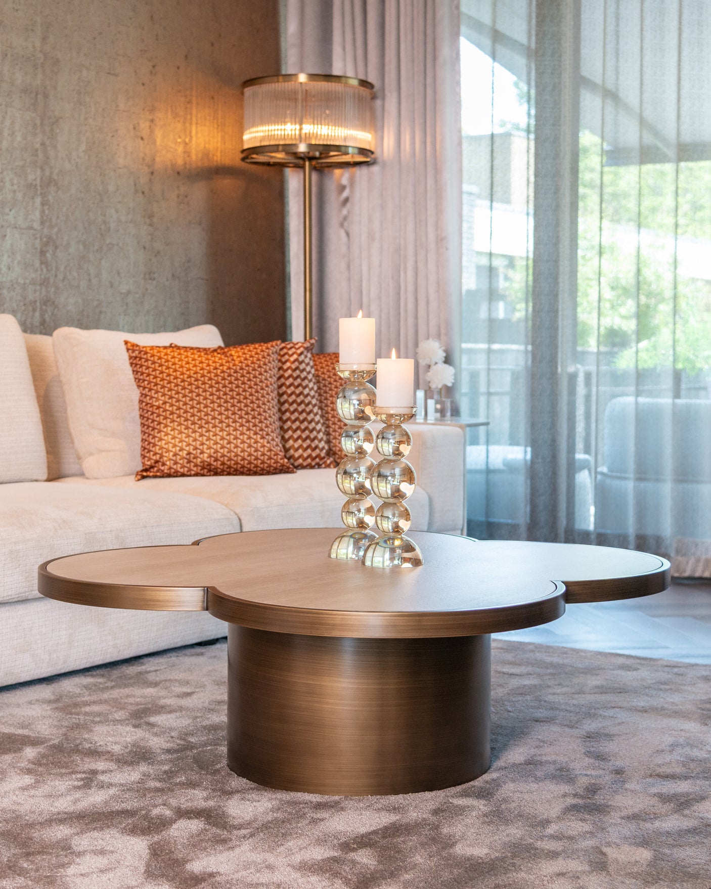 Salongbord Clover beige Richmond Interiors Sofabord