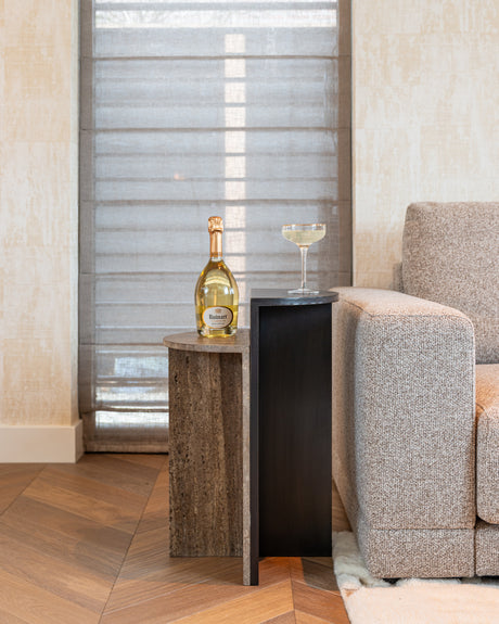 Endebord Russo askebrun Richmond Interiors Sidebord