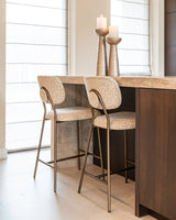 Krakk Xenia beige leopard Richmond Interiors Barstol