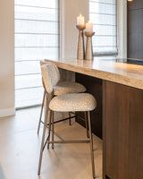 Krakk Xenia beige leopard Richmond Interiors Barstol