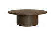 Salong bord Kyoto Ø120cm høyde 42cm Light brown eikefiner Homefactory Sofabord