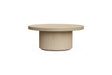 Salong bord Kyoto Ø90cm høyde 42cm White wash eikefiner Homefactory Sofabord