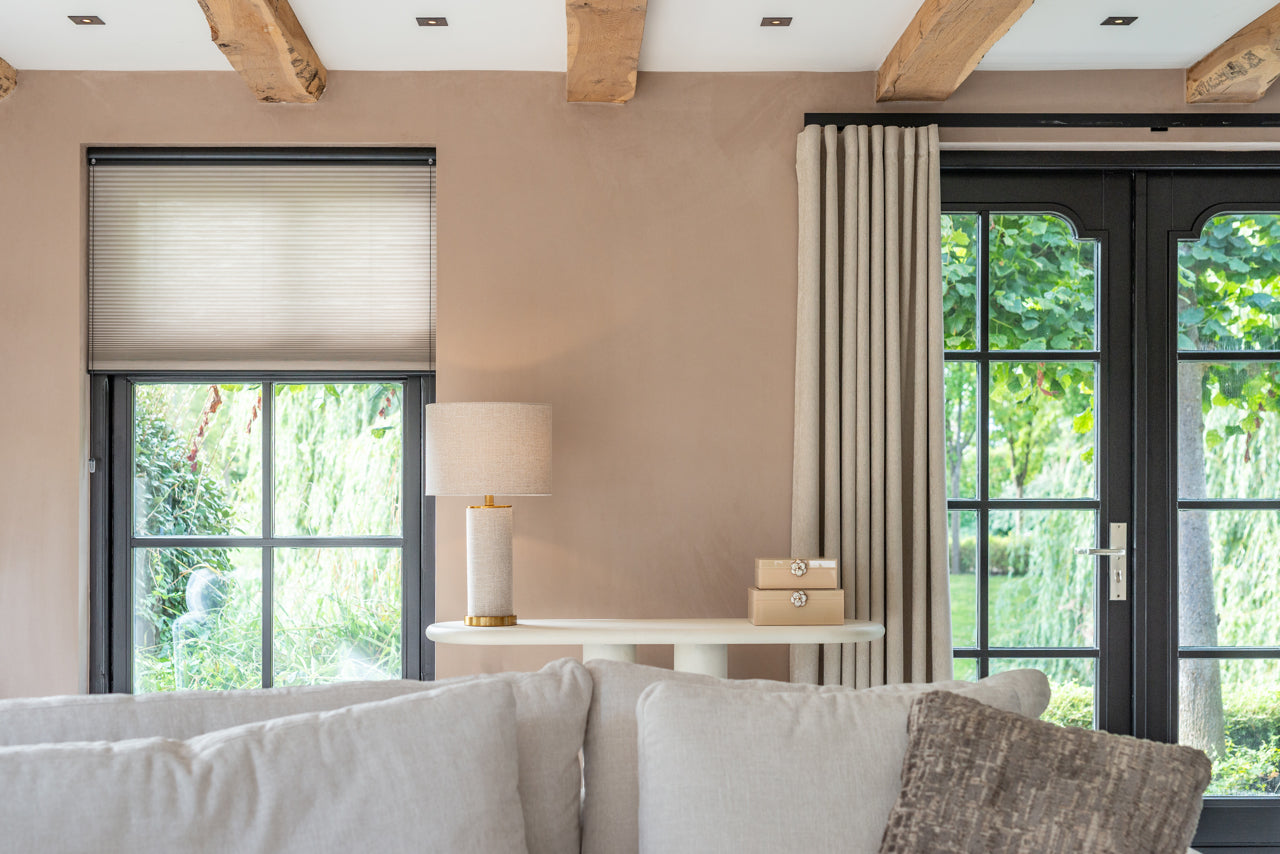 Bordlampe Joline beige Richmond Interiors Bordlampe