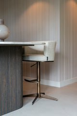 Barkrakk Cheyenne biscotti roterbar Richmond Interiors Barstol