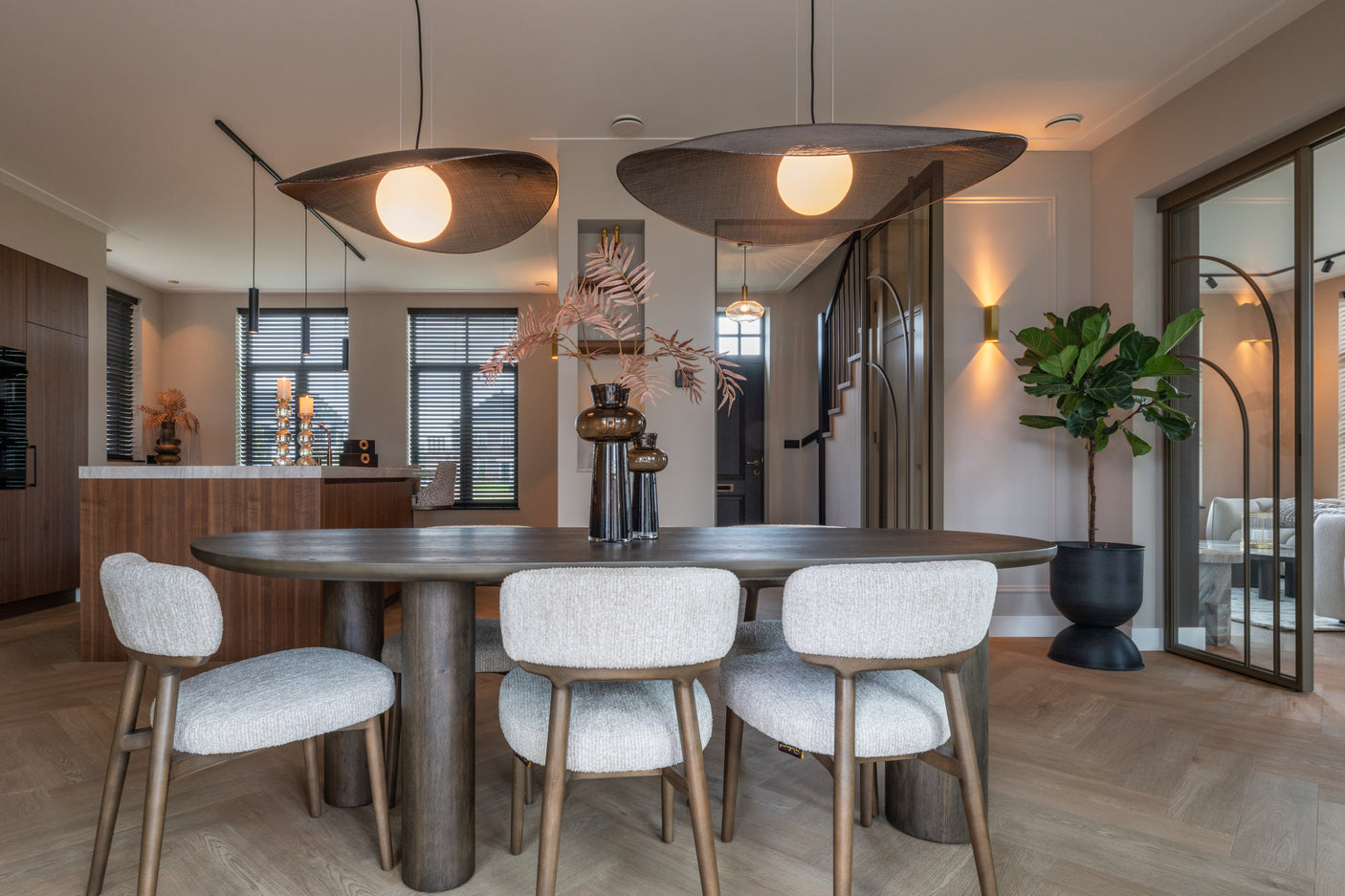 Spisestol Basker natural linear Richmond Interiors Spisestol