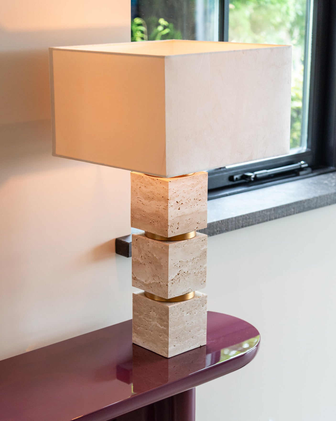 Bordlampe Jaella beige Richmond Interiors Bordlampe