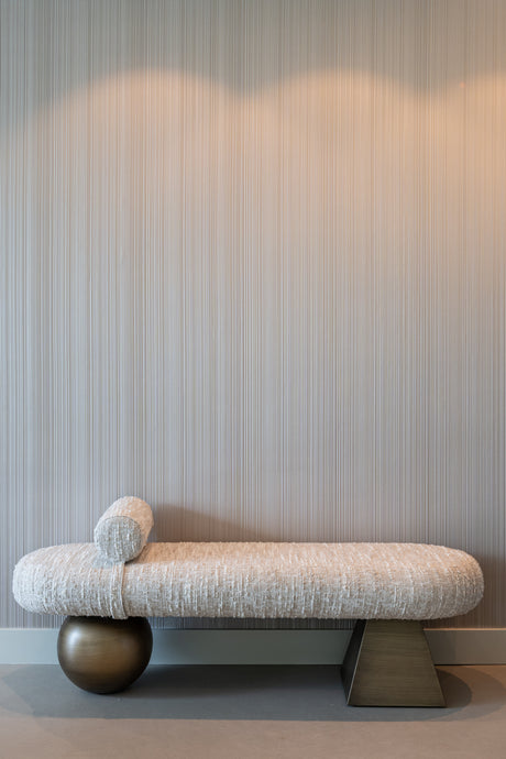 Bench Alexander Jones beige angora Geneva Richmond Interiors Benk