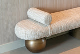 Bench Alexander Jones beige angora Geneva Richmond Interiors Benk