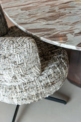 Spisebord Oberoy Blush beige 130Ø Richmond Interiors Spisebord