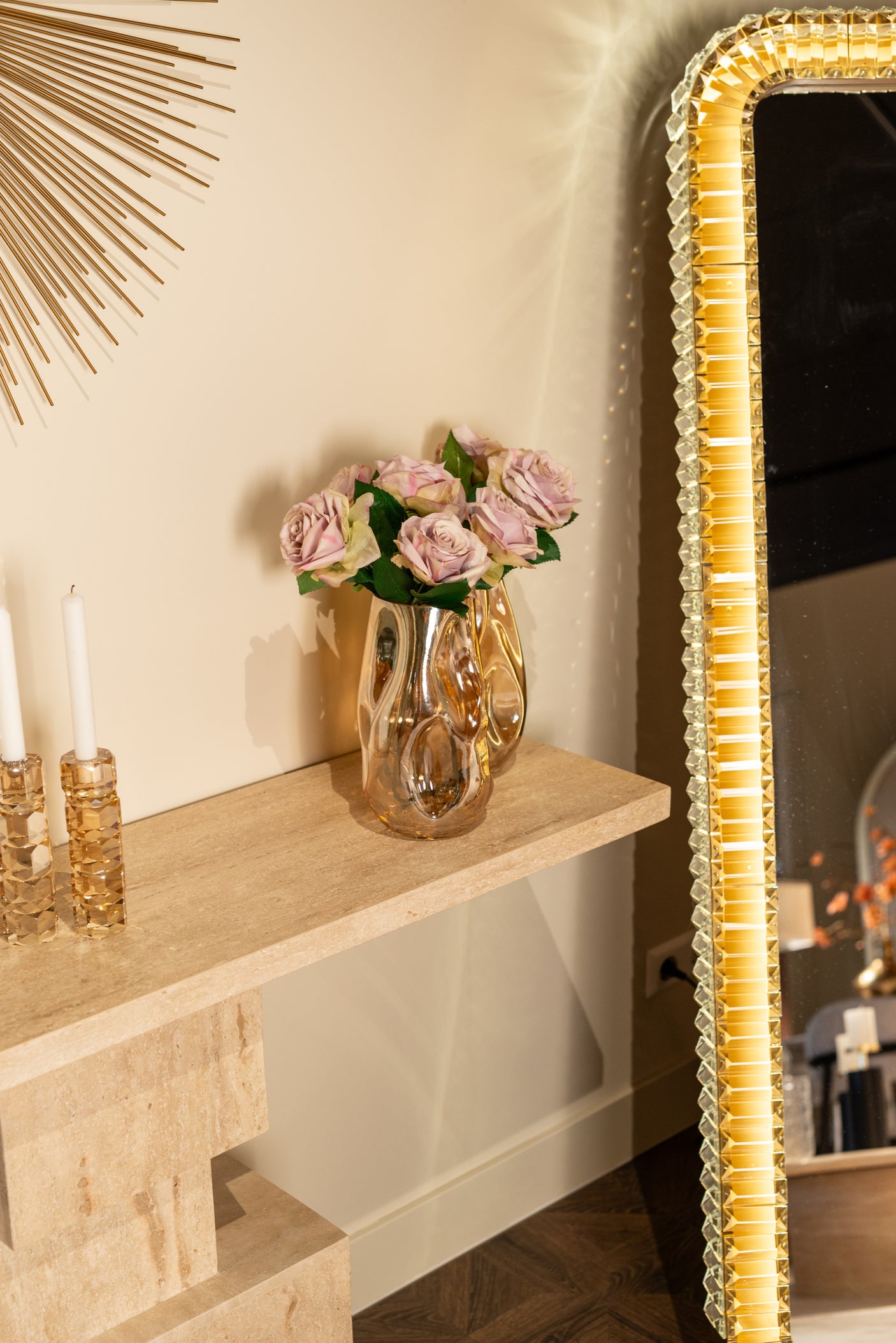 Lysestake Zofia ravfarget Richmond Interiors Lysestake