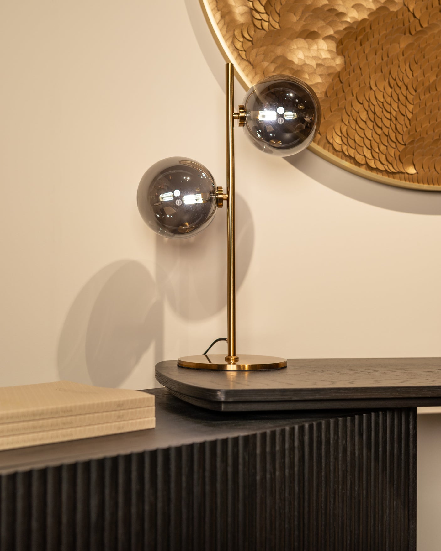 Skrivebord Cambon mørk kaffe Richmond Interiors Skrivebord