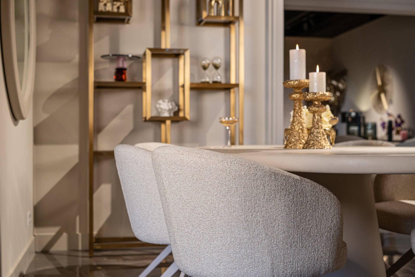 Spisebord Clayton beige 220 Richmond Interiors Spisebord