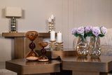 lysestake Emie brun liten Richmond Interiors Lysestake