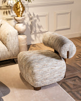 Lounge chair Arabella greige coco Richmond Interiors Lenestol