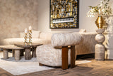 Lounge chair Arabella greige coco Richmond Interiors Lenestol