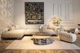 Lounge chair Arabella greige coco Richmond Interiors Lenestol