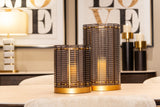 Hurricane light Daylin røyk stor Richmond Interiors Lanterne og lysglass