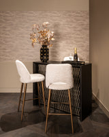 Brett Liv svart/gull Richmond Interiors Serveringsbrett