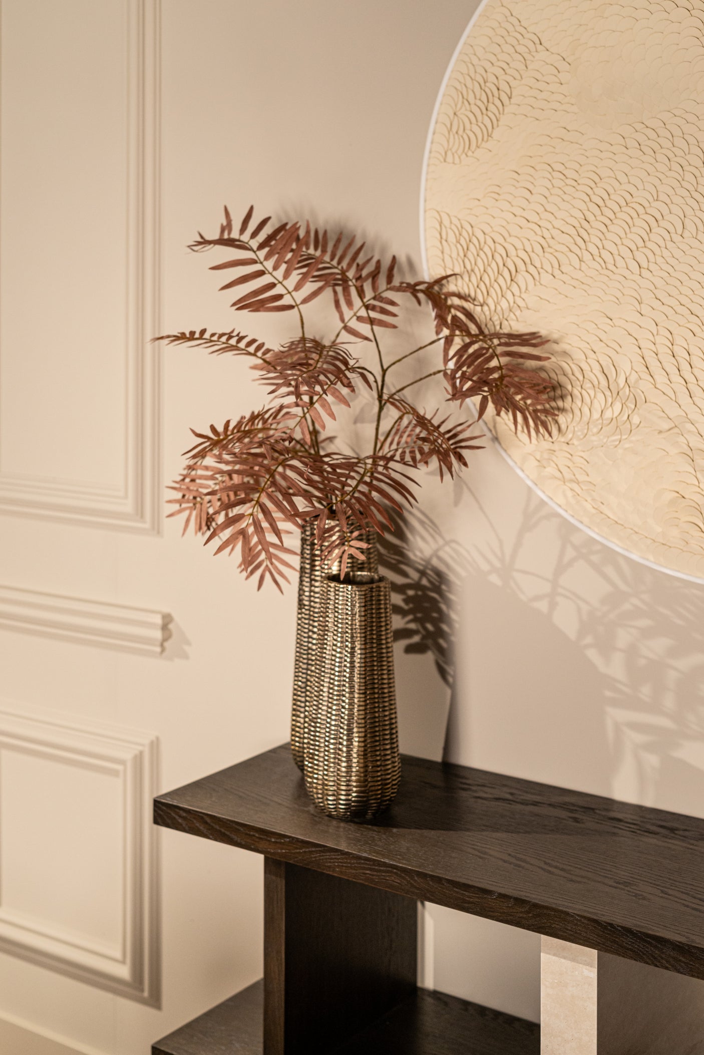 Veggkunst Flow hvit Richmond Interiors Bilde