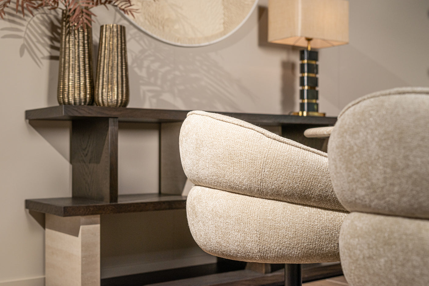 Veggkunst Flow hvit Richmond Interiors Bilde