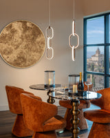 Bistrobord Witlox svart/gull 75Ø Richmond Interiors Bordlampe