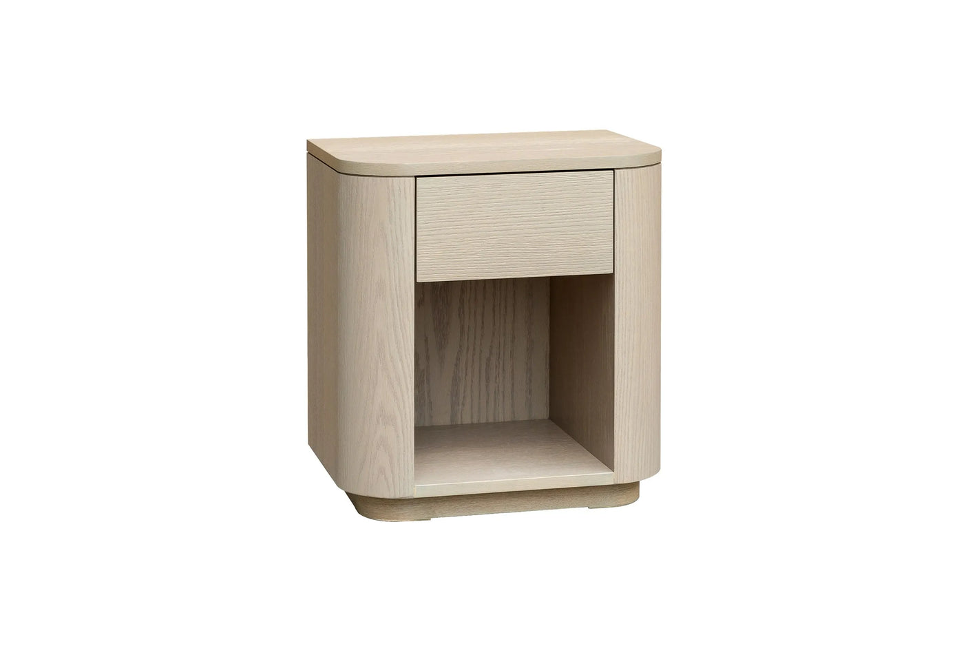 Sidebord Kyoto 51x40x55cm m/skuff White wash eikefiner