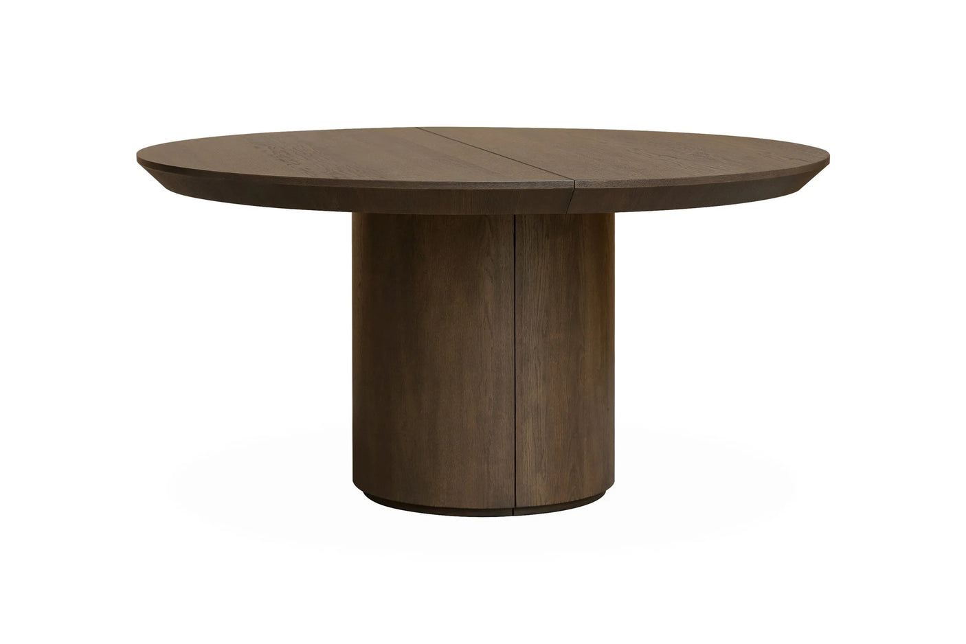 Spisebord Kyoto Ø150cmx75cm m/2x60cm EXT Light brown