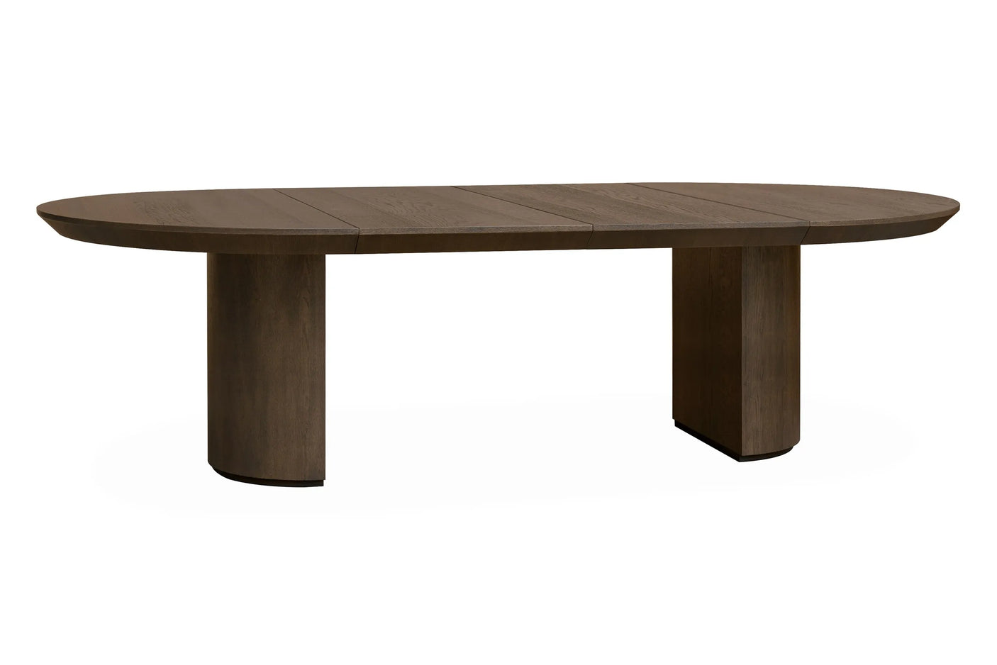 Spisebord Kyoto Ø150cmx75cm m/2x60cm EXT Light brown
