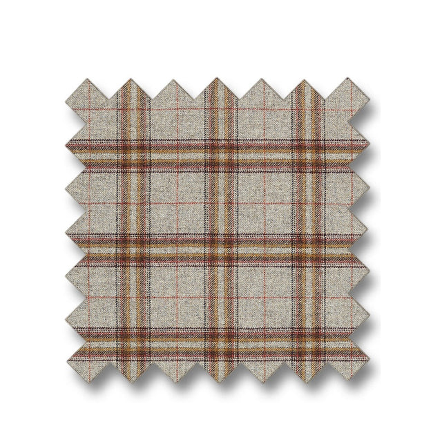 GLENSDALE CHECK Grå / Oker Artwood Tekstil