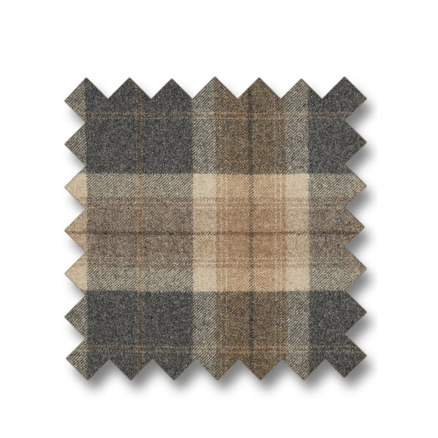 ALISTAIR rutete brun Artwood Tekstil