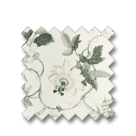 MABELLE Offwhite/Grønn Artwood Tekstil