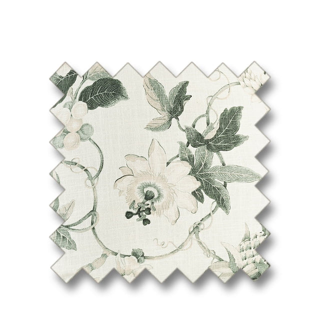 MABELLE Offwhite/Grønn Artwood Tekstil