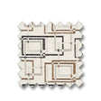 LUCA CHECK Offwhite Artwood Tekstil