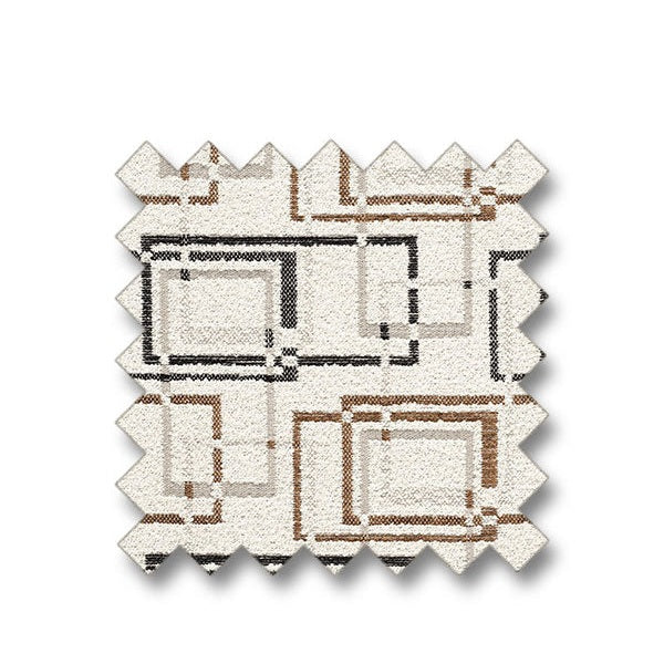 LUCA CHECK Offwhite Artwood Tekstil