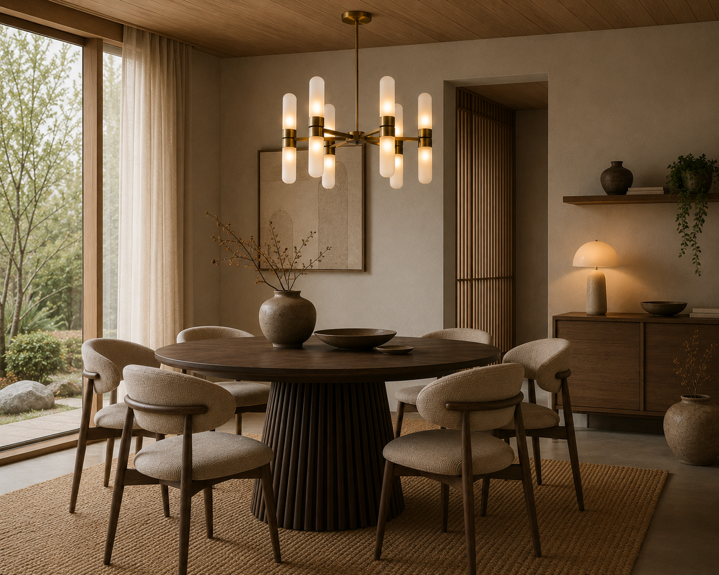 Lysekrone Tricon Bronze Ø87 Richmond Interiors Taklampe