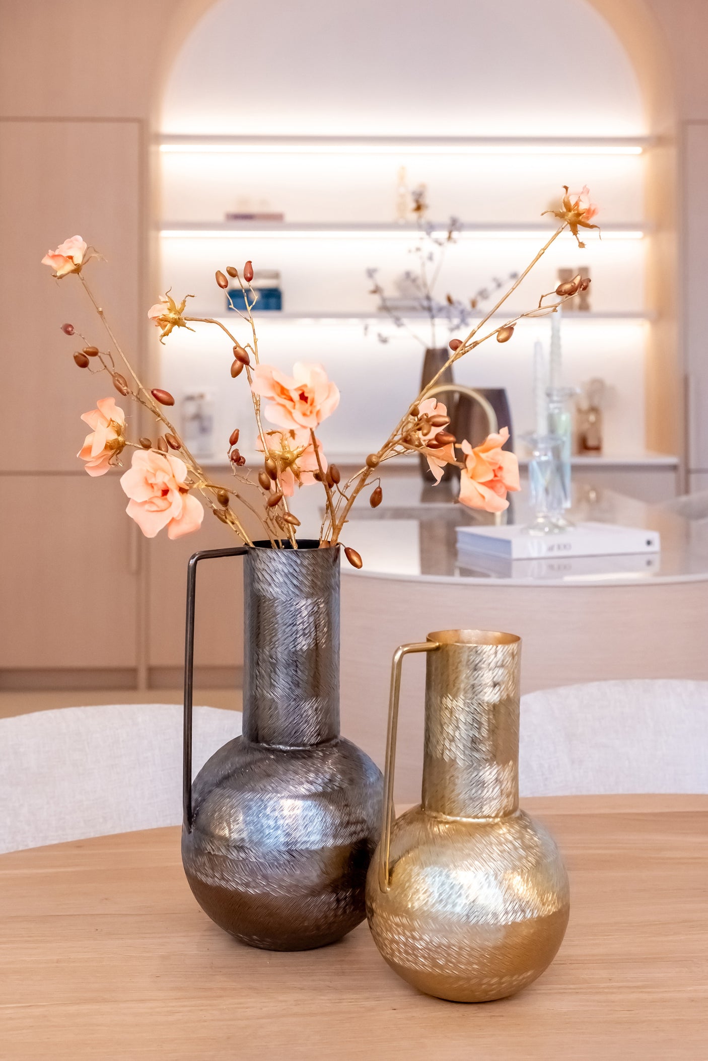 Vase Leia gull liten Richmond Interiors Vase