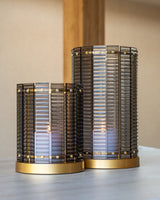 Hurricane light Daylin røyk stor Richmond Interiors Lanterne og lysglass