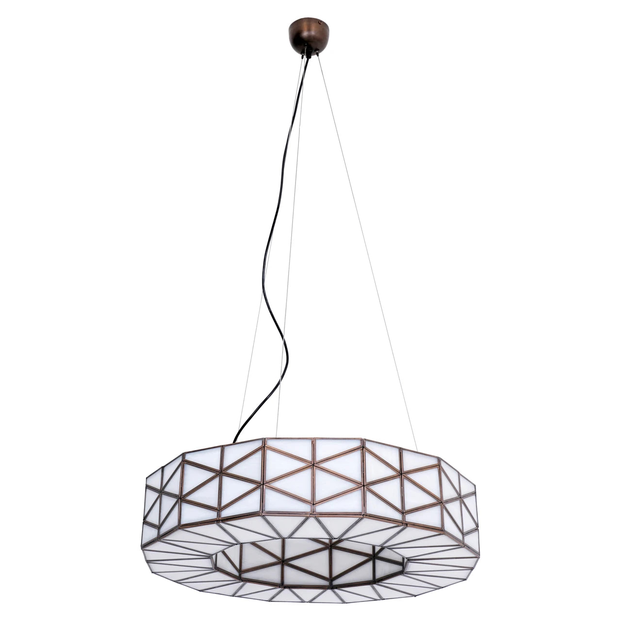 Lysekrone Solaria kobber Richmond Interiors Taklampe