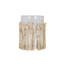 Hurricane light Loretta gold small Richmond Interiors Lanterne og lysglass