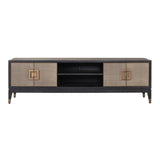 TV-benk Bloomville brass shagreen Richmond Interiors TV-benk
