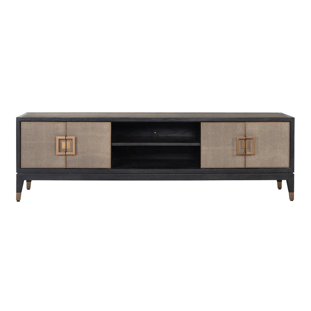 TV-benk Bloomville brass shagreen Richmond Interiors TV-benk