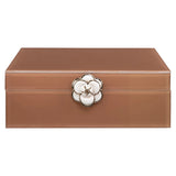 Oppbevaringsboks Floral brun stor Richmond Interiors Oppbevaring